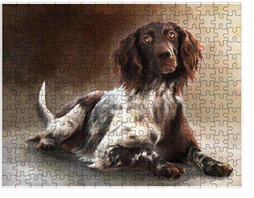 Munsterlander Dog Puzzle with Photo Tin