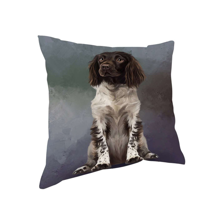 Munsterlander Dog Throw Pillow D352
