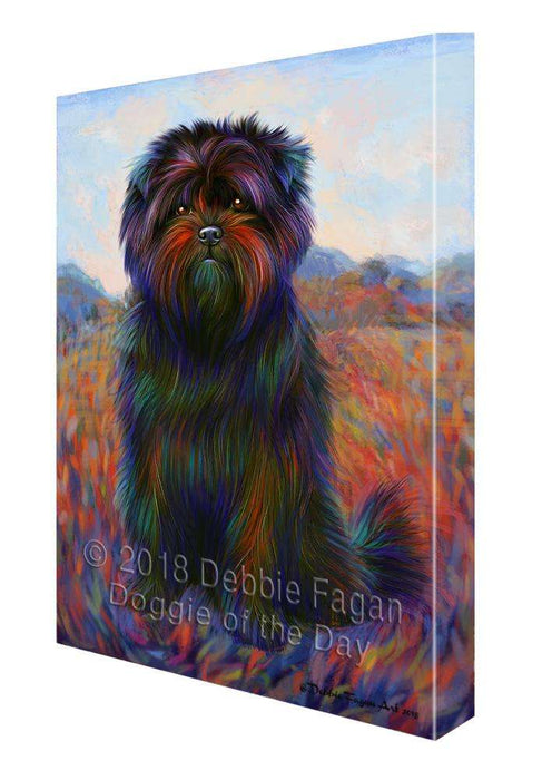 Mystic Blaze Affenpinscher Dog Canvas Print Wall Art Décor CVS99953
