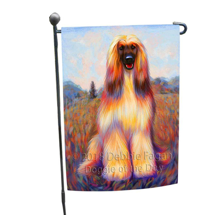 Mystic Blaze Afghan Hound Dog Garden Flag GFLG53630