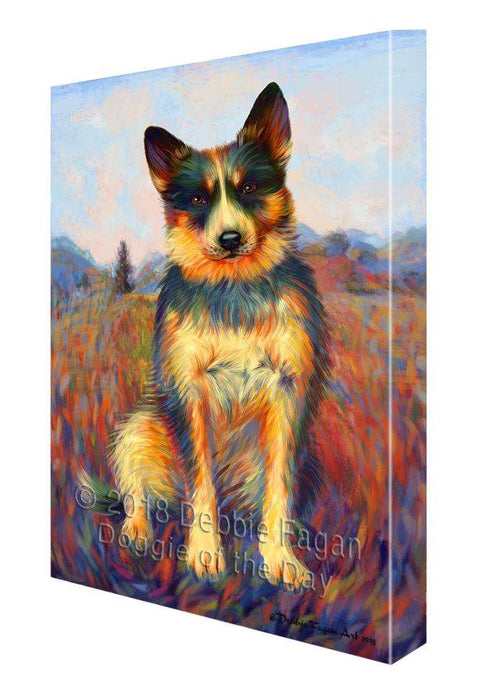 Mystic Blaze Australian Cattle Dog Canvas Print Wall Art Décor CVS99980