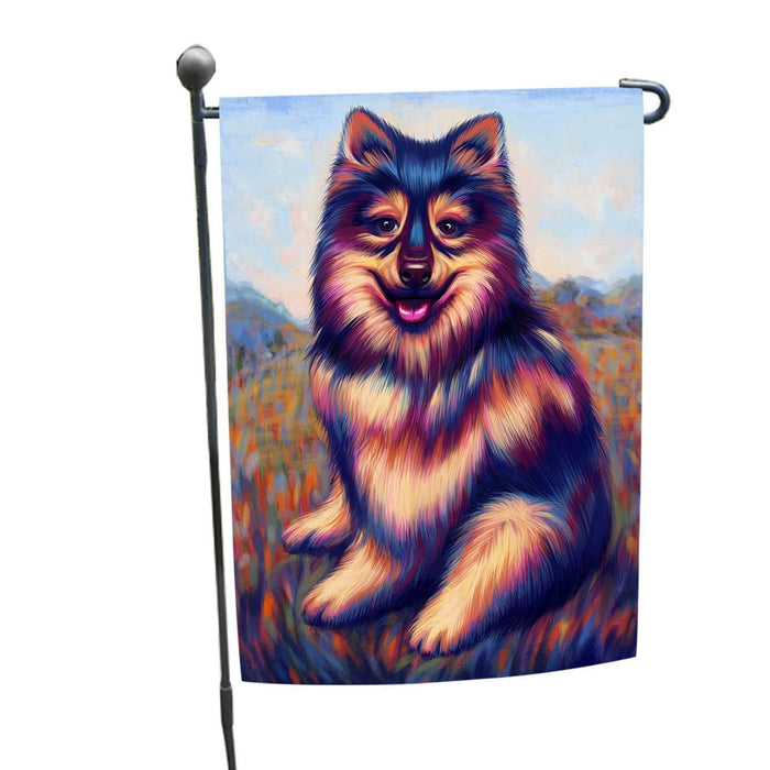 Mystic Blaze Australian Shepherd Black Tri Dog Garden Flag GFLG48085