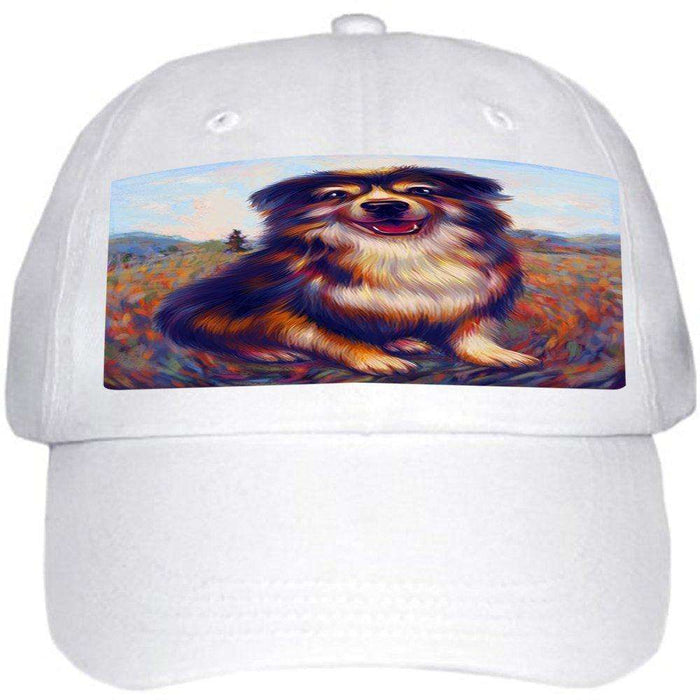 Mystic Blaze Australian Shepherd Blue Merle Dog Ball Hat Cap HAT49395