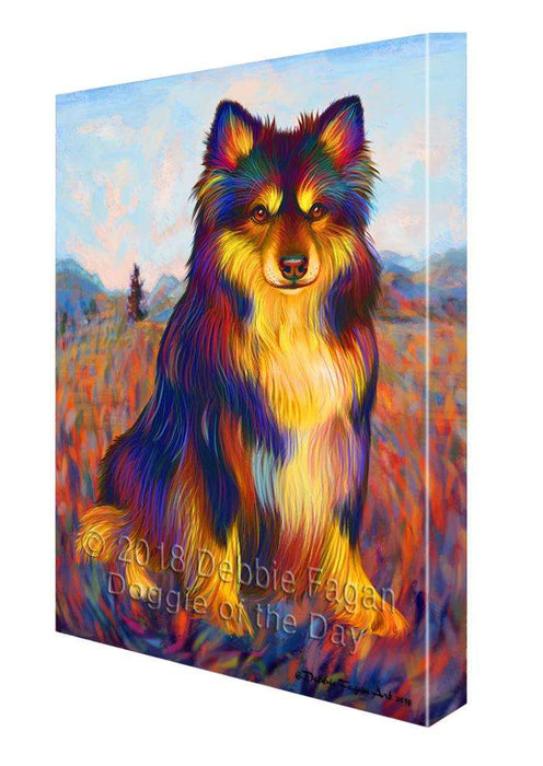 Mystic Blaze Australian Shepherd Dog Canvas Print Wall Art Décor CVS99998