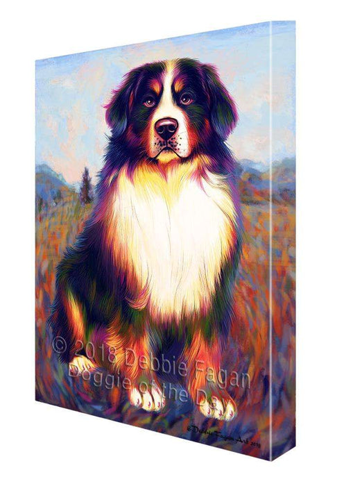 Mystic Blaze Bernese Mountain Dog Canvas Print Wall Art Décor CVS100025