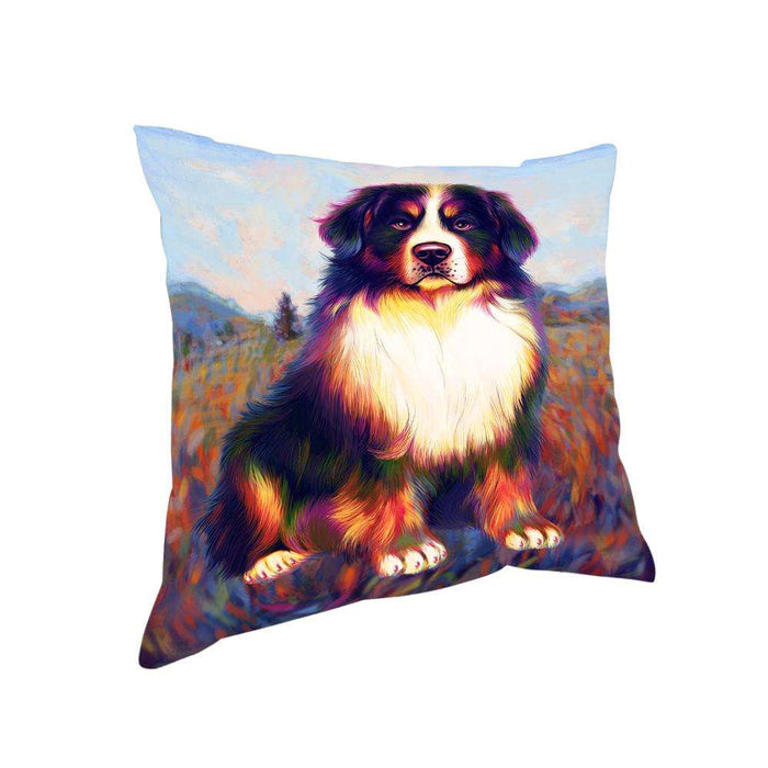 Mystic Blaze Bernese Mountain Dog Pillow PIL70924