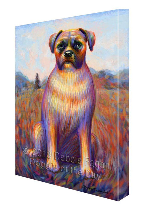 Mystic Blaze Boxer Dog Canvas Print Wall Art Décor CVS100034