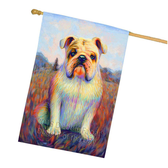 Mystic Blaze Bulldog House Flag FLG53775