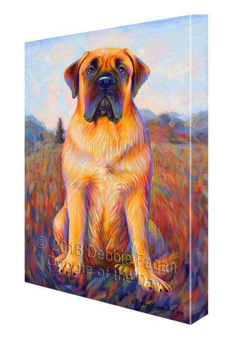 Mystic Blaze Bullmastiff Dog Canvas Print Wall Art Décor CVS100052