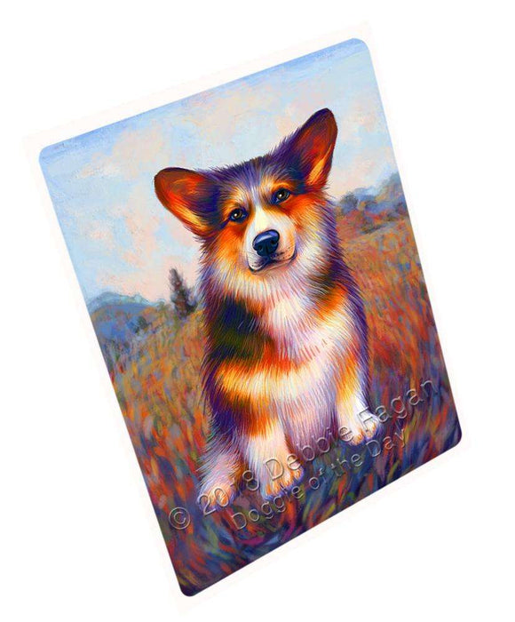 Mystic Blaze Corgi Dog Large Refrigerator / Dishwasher Magnet RMAG82362