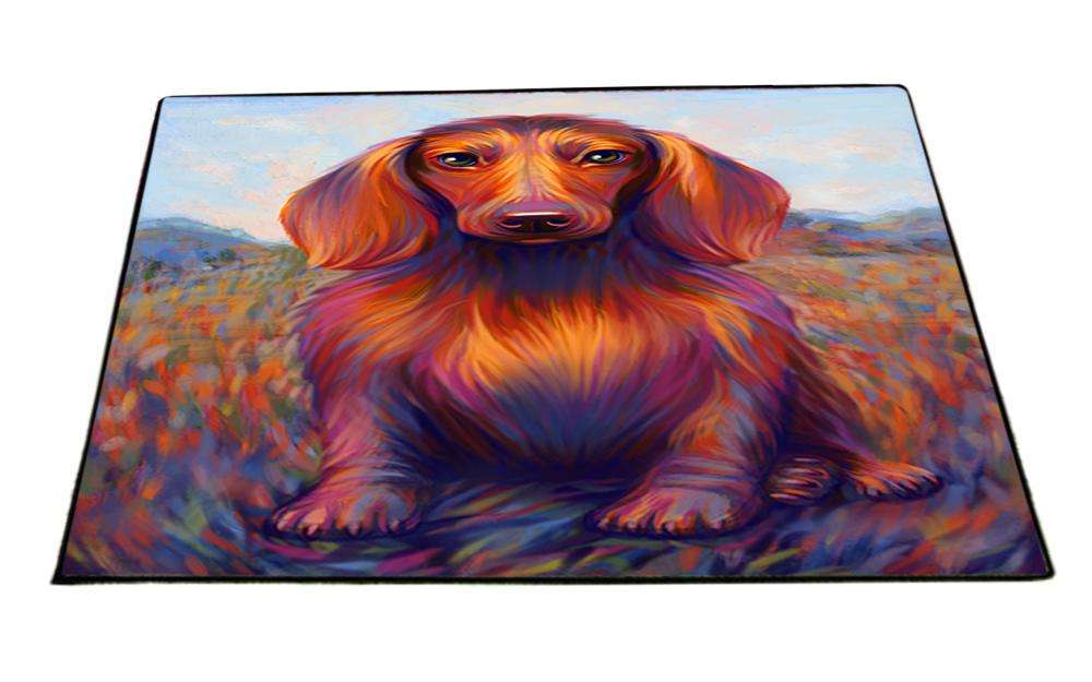 Mystic Blaze Dachshund Dog Floormat FLMS48174