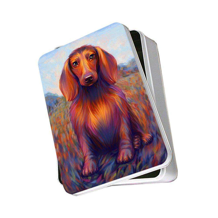 Mystic Blaze Dachshund Dog Photo Storage Tin PITN48560