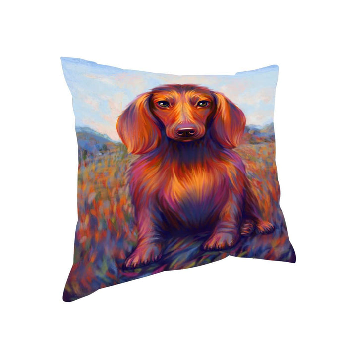 Mystic Blaze Dachshund Dog Pillow PIL48584