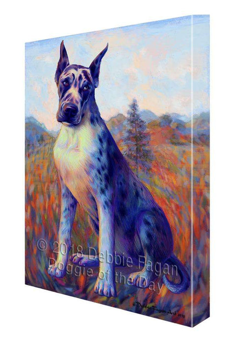 Mystic Blaze Great Dane Dog Canvas Print Wall Art Décor CVS100088