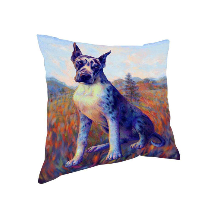 Mystic Blaze Great Dane Dog Pillow PIL70952