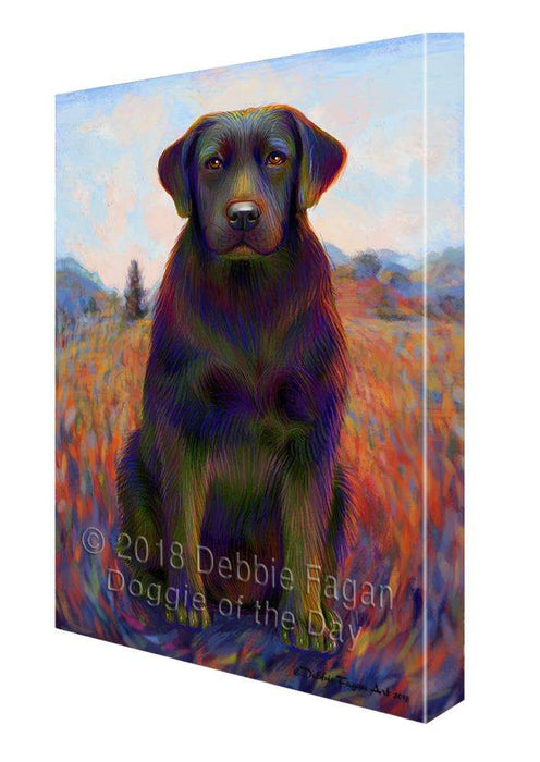 Mystic Blaze Labrador Retriever Dog Canvas Print Wall Art Décor CVS100106