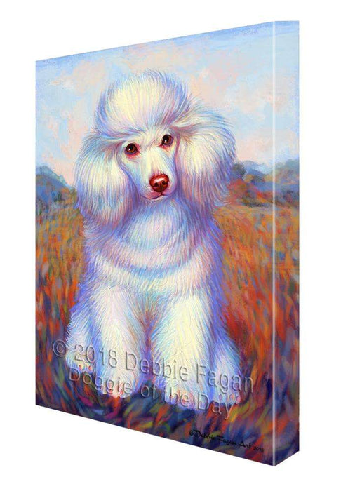 Mystic Blaze Poodle Dog Canvas Print Wall Art Décor CVS100115