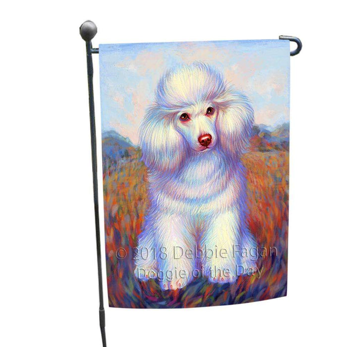 Mystic Blaze Poodle Dog Garden Flag GFLG53647