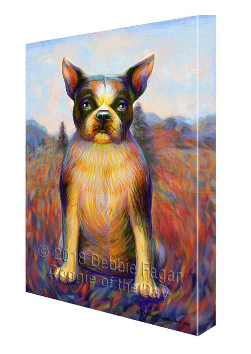 Mystic Blaze Pug Dog Canvas Print Wall Art Décor CVS100124