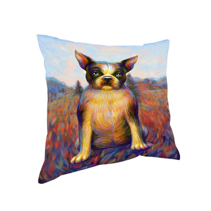 Mystic Blaze Pug Dog Pillow PIL70968