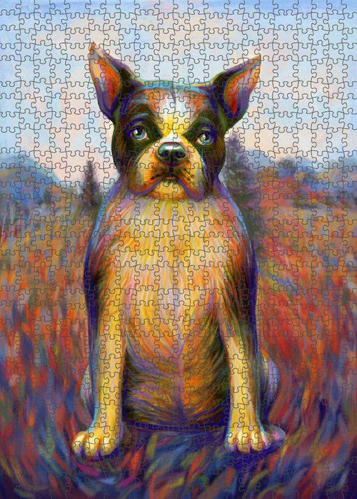 Mystic Blaze Pug Dog Puzzle with Photo Tin PUZL81500