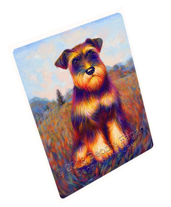 Mystic Blaze Schnauzer Dog Cutting Board C65208