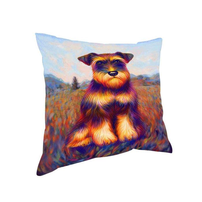 Mystic Blaze Schnauzer Dog Pillow PIL70976