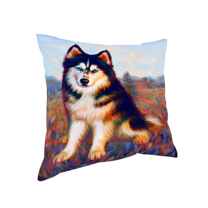 Mystic Blaze Siberian Husky Dog Pillow PIL70980