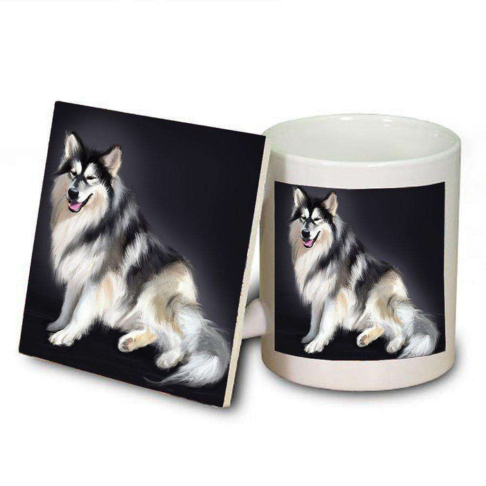 Native American Indian Dog Mug and Coaster Set