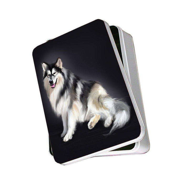 Native American Indian Dog Photo Storage Tin