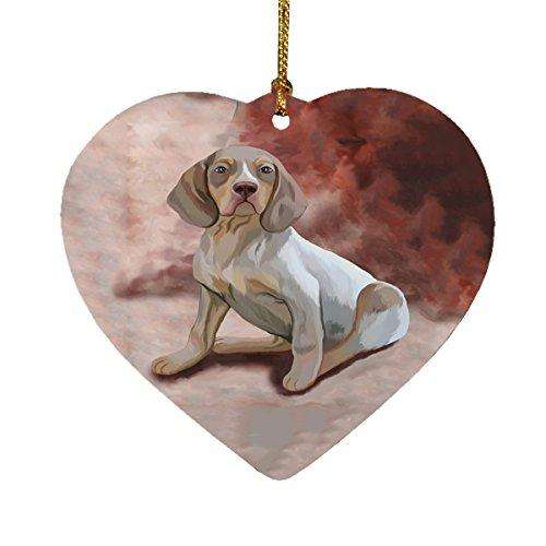 Navarro Dog Heart Christmas Ornament