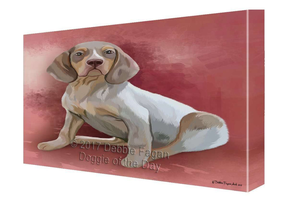 Navarro Dog Painting Printed on Canvas Wall Art