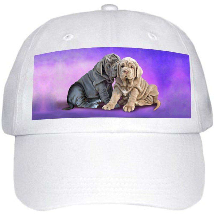 Neapolitan Mastiff Dog Ball Hat Cap Off White