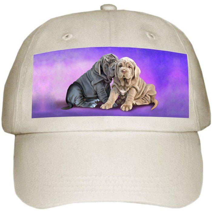 Neapolitan Mastiff Dog Ball Hat Cap Off White