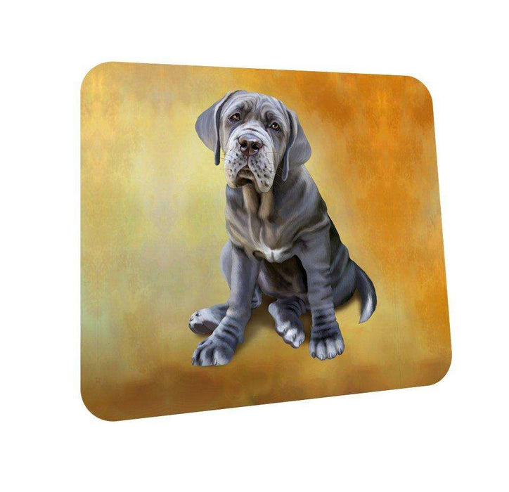 Neapolitan Mastiff Puppy Dog Coasters Set of 4