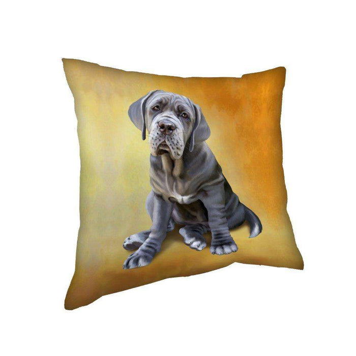 Neapolitan Mastiff Puppy Dog Throw Pillow