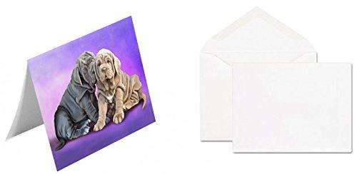 Neapolitan Mastiff Puppy The Tan One Dog Handmade Artwork Assorted Pets Greeting Cards and Note Cards with Envelopes for All Occasions and Holiday Seasons