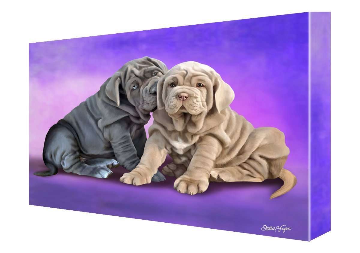 Canvas Print Mastino Napoletano, Mastino, Neapolitan Bulldog