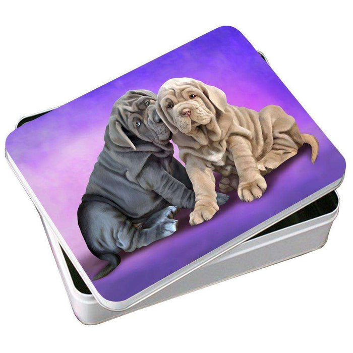 Neapolitan Mastiff Puppy The Tan One Dog Photo Storage Tin