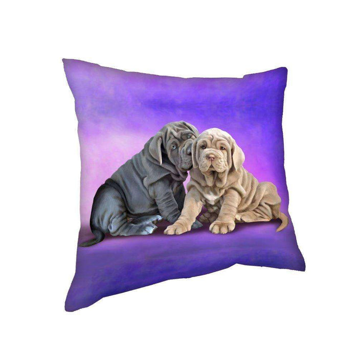 Neapolitan Mastiff Puppy The Tan One Dog Throw Pillow