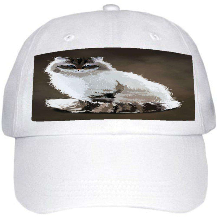 Neva Masquerade Cat Ball Hat Cap Off White