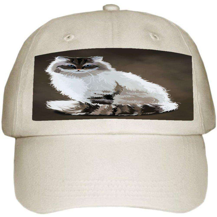 Neva Masquerade Cat Ball Hat Cap Off White