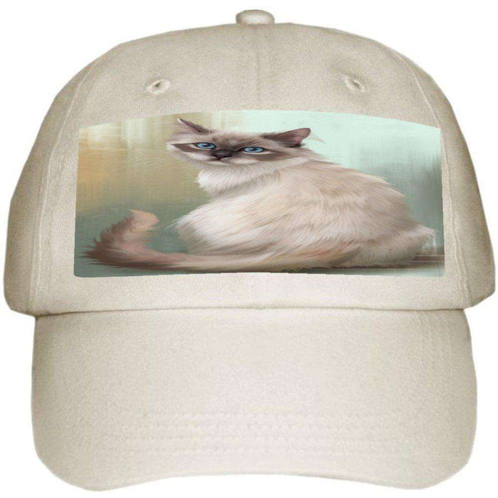 Neva Masquerade Cat Ball Hat Cap Off White