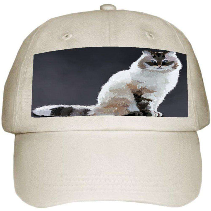 Neva Masquerade Cat Ball Hat Cap Off White