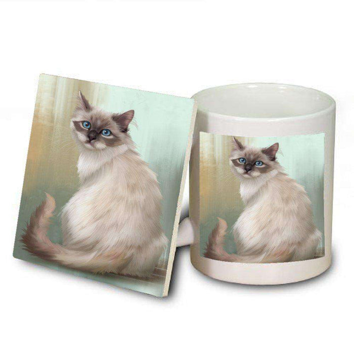 Neva Masquerade Cat Mug and Coaster Set