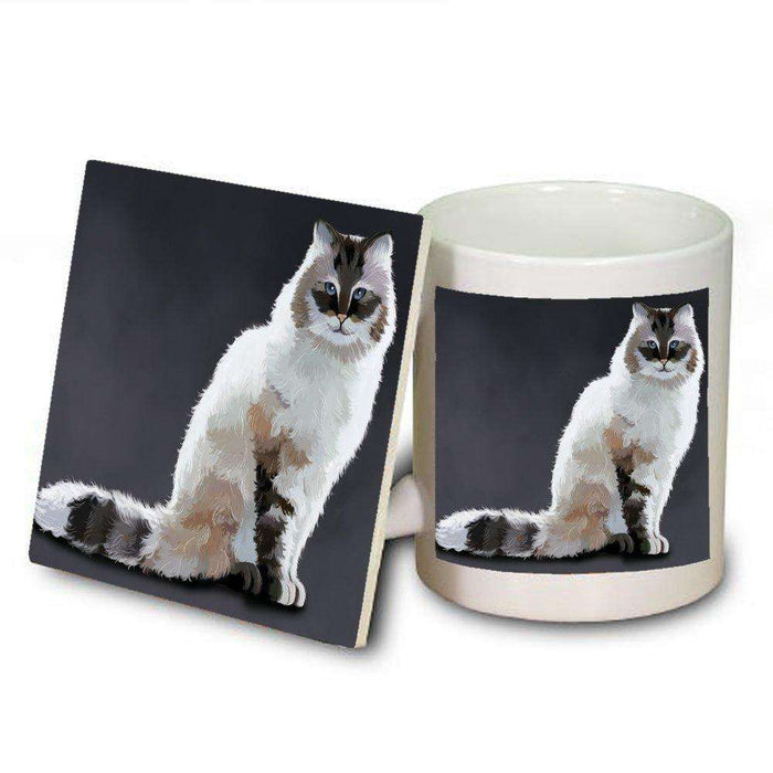 Neva Masquerade Cat Mug and Coaster Set