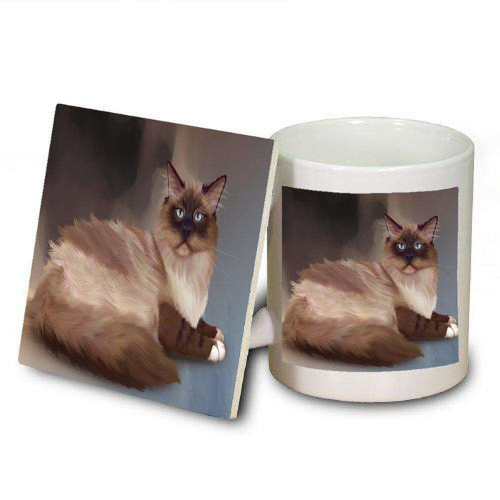 Neva Masquerade Cat Mug and Coaster Set