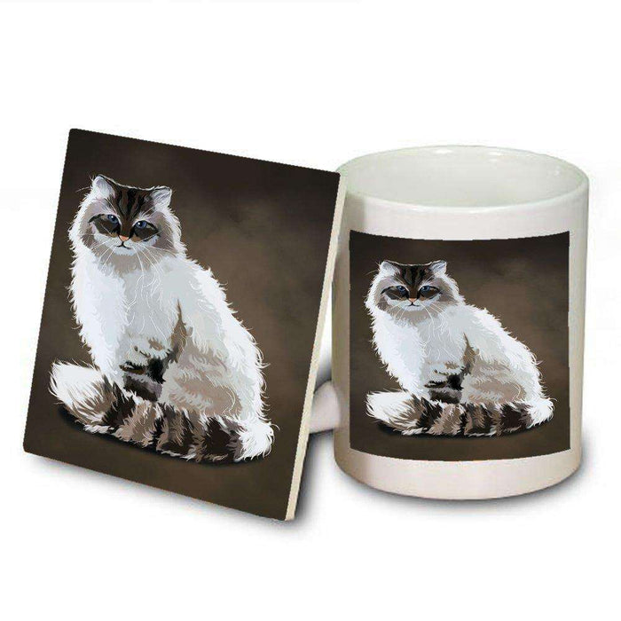 Neva Masquerade Cat Mug and Coaster Set