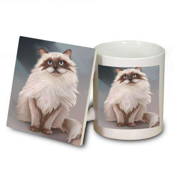 Neva Masquerade Cat Mug and Coaster Set