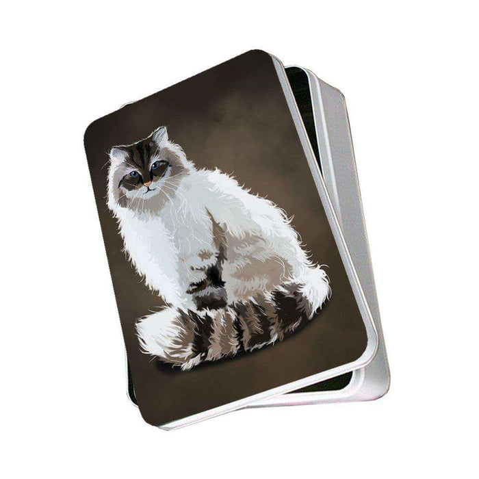 Neva Masquerade Cat Photo Storage Tin